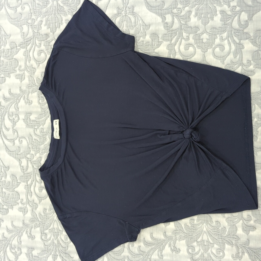 Cotton On Navy Blue Short Sleeves Shirt Size Medium